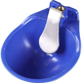 napáječka pro hospodářská zvířata Napáječka Fencee misková modrá s měděným ventilem