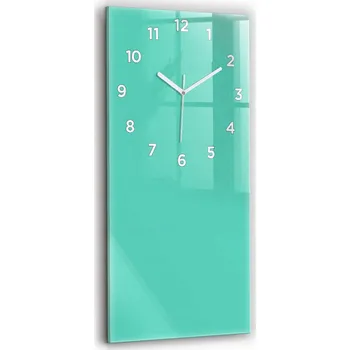 Hodiny Skleněné hodiny Klasický Dekorativní Design do Kanceláře Tyrkysové barvy 30x60
