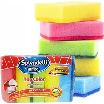 Kuchyňská houbička na nádobí Arix 5 ks
