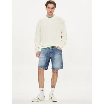 Dámská móda Pepe Jeans Džínové šortky Relaxed Short Repair PM801074 Modrá Relaxed Fit 29