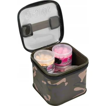 Pouzdro na rybářské vybavení Taška na nástrahy Fox Aquos Camo Bait Storage M+ CEV014