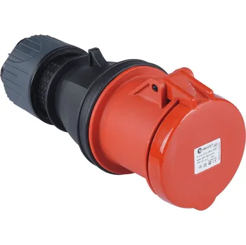 Elektrická zásuvka TP electric zásuvka spojovací 63A 5 kolík IP44