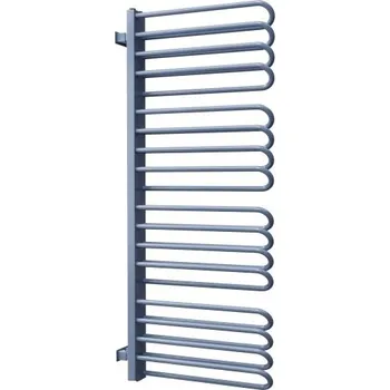 Radiátor Isan Space koupelnový radiátor 820/515, 482 W, do prostoru DKOS 0820 0515 Barva ISAN: Šedá RAL 7040 MAT (K3)