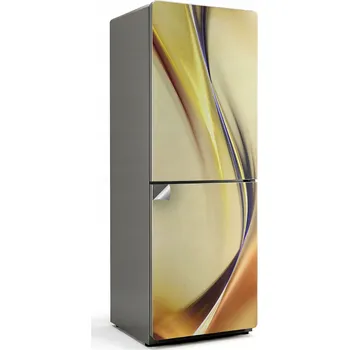 Fototapeta Omyvatelná Samolepicí Nálepka na Lednici do Kuchyně - Plynulé linie a vlny