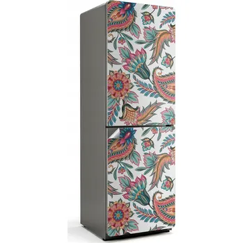 Fototapeta Samolepicí samolepka na ledničku Snadná Instalace Rostlinný Vzor s Paisley