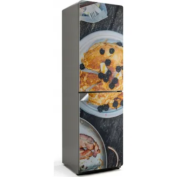 Fototapeta Samolepicí samolepka na ledničku Snadná Montáž - Lahodné palačinky s ovocem