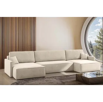 Sedací souprava Rozkládací sedací souprava do U Karlos - Krémová