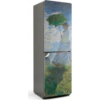 Fototapeta Samolepka / Fólie na ledničku s technologií Easy Stick - Žena s deštníkem