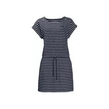 Dámské šaty Jack Wolfskin Travel Striped Dress S midnight blue