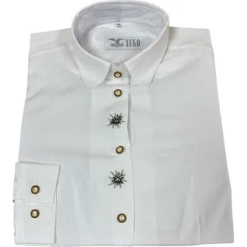 Dámská košile Myslivecká košile Luko dámská s výšivkou 40 barva bílá
