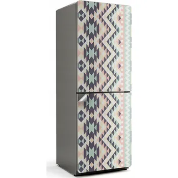 Fototapeta Samolepicí nálepka na ledničku do kuchyně Geometrický vzor s trojúhelníky