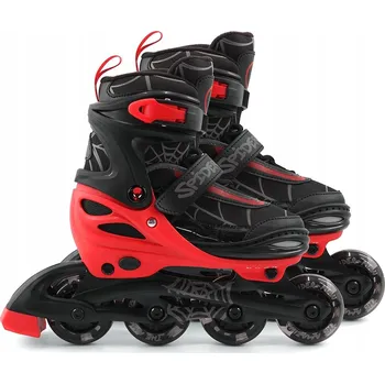 Kolečkové brusle 3v1 Brusle 2v1 Kolečkové Brusle Kolečkové Brusle Spiderman Nastavitelné LED kolečka 30-33