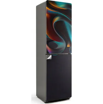 Fototapeta Samolepicí Samolepicí Bubble Free na ledničku Abstraktní vlny a tvary