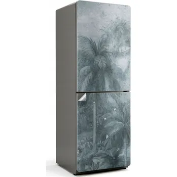 Fototapeta Samolepicí nálepka na ledničku do kuchyně Tropická krajina s palmami