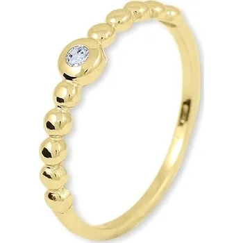 Prsten Soliter Zlatý prsten s kamenem Velikost a váha prstenu: 62 (váha 1,60g)