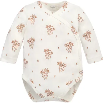 Kojenecký body BODY PINOKIO ZAVINOVACÍ S KOALOU, ECRU, LOVELY DAY Velikost: 62