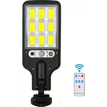 Venkovní osvětlení AFF LED nástěnná lampa se solárním napájením a senzorem pohybu 108COB