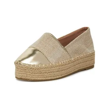 Dámské mokasíny DeeZee Espadrilky JSZ701-2 Zlatá 38