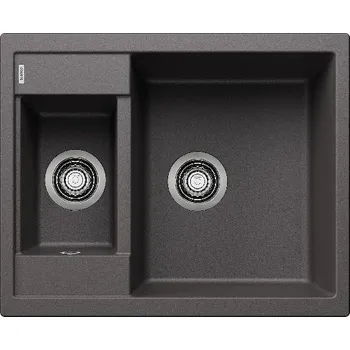 Granitový dřez Blanco Metra 6 - Silgranitový dřez, 62x50 cm, šedá skála 518875