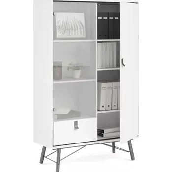 Vinotéka Vitrína Rain 008 bílá MAT - doprava zdarma - SLEVA 3% s kodem radost25