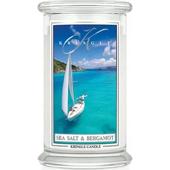 Svíčka Sójová vonná svíčka Sea Salt & Bergamot Kringle Candle 1 ks