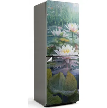 Fototapeta Samolepka na ledničku Samolepicí Ochranná Omyvatelná Lilie na hladině jezera