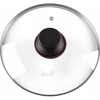 Poklice Berretti Žáruvzdorná skleněná poklice s gumovým okrajem 24 cm BR-0831 mění barvu