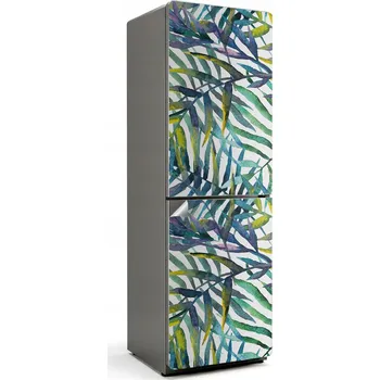 Fototapeta Designová Samolepicí nálepka na ledničku Listy v intenzivních vzorech