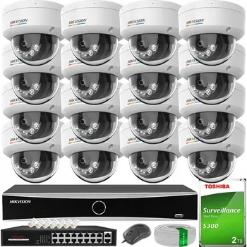 IP kamera Sada Hikvision 16x IP KAMERA 4MPX Smart Hybrid Light ColorVu DORI + 2TB
