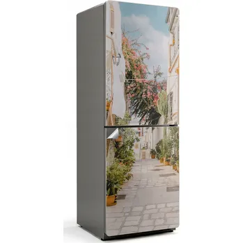 Fototapeta Designová Samolepicí Nálepka na Lednici Kouzelná ulička s rostlinami