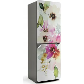 Fototapeta Samolepicí samolepka na ledničku Snadná Aplikace Květinový akvarelový vzor