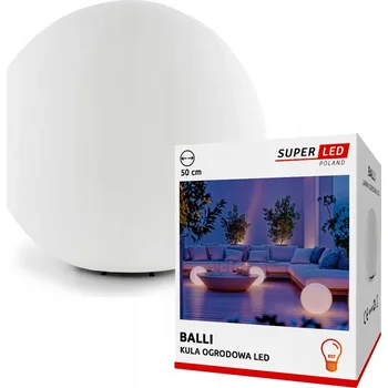 Venkovní osvětlení LED zahradní koule 230V E27 50 cm zemní zapichovací UV IP44 SuperLED