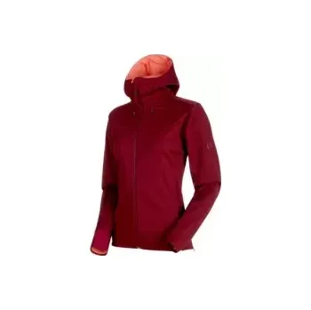 Mammut Ultimate V SO Hooded Jacket Women XL merlot / barberry / melange