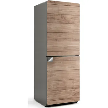 Fototapeta Samolepka na ledničku Bez bublinek - snadná aplikace - motiv: Dřevěná prkna vertikálně