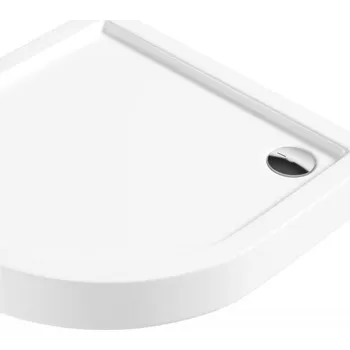 Sprchová vanička DEANTE - Jasmin plus bílá - Akrylátová sprchová vanička, půlkulatá, 90 cm KTJ_053B