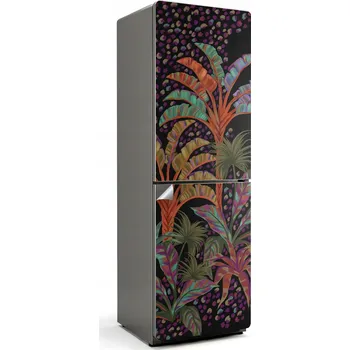 Fototapeta Designová Samolepicí na ledničku Tropický rostlinný vzor