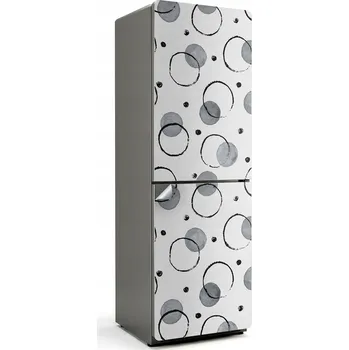 Fototapeta Dekorativní Samolepicí na Lednici Abstraktní kruhy a tečky