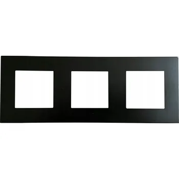 Elektrická zásuvka RÁMEČEK MODULÁRNÍ PLASTOVÝ PC TROJITÝ 3F 228mm DO ZÁSUVKY KONTAKT VYPÍNAČ