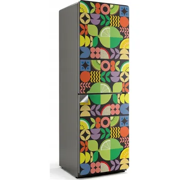 Fototapeta Samolepicí samolepka na ledničku Snadná Aplikace Ovocný geometrický vzor