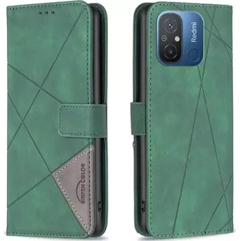 Pouzdro na mobilní telefon Book CaseMe Binfen pro Samsung Galaxy A16 5G A166, zelené