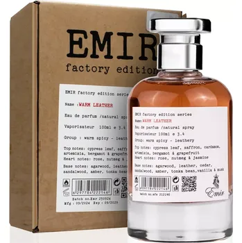 Unisex parfém Emir Factory Edition Warm Leather parfémovaná voda unisex 100 ml + Prodloužená možnost vrácení zboží do 30 dnů.