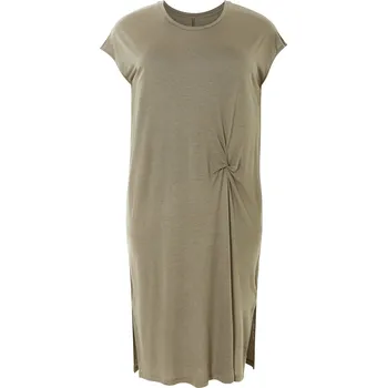 Dámské šaty esmara® Dámské lněné šaty XXL (khaki, XL(48/50))