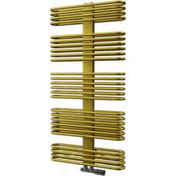 Radiátor Isan Koro koupelnový žebřík 1215/600, 1010 W, DKOR11800600 Barva ISAN: Béžová RAL 1019 MAT (K8)