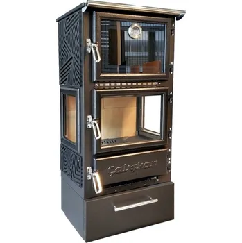 Krbová kamna Krbová kamna s troubou SANA 3D-BOX