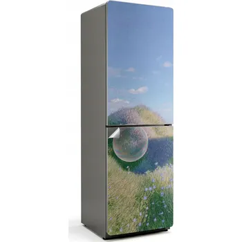 Fototapeta Samolepicí Samolepicí Antibublinková na ledničku Mýdlové bubliny na pozadí louky