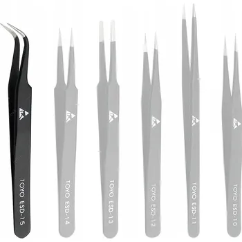 Kosmetická pinzeta PINZETA Pinzeta PINZETA Kovová, Antistatická, ESD-15T