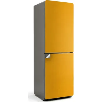 Fototapeta Samolepicí Samolepicí bez bublin na ledničku, barva světle oranžová