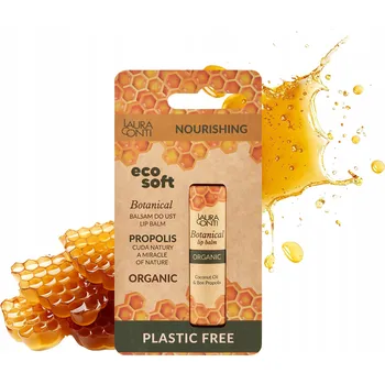 Péče o rty Balzám na rty ECOSOFT Botanical 100% přírodní hydratační S propolisem