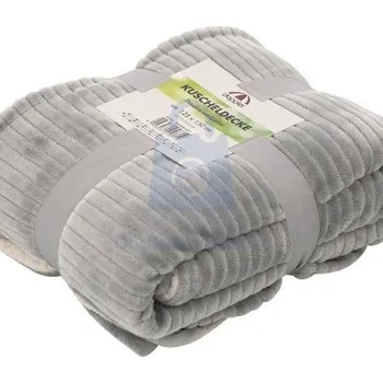 přikrývka Přikrývka 125x150 cm 1250 x 1500 mm, tm. šedá/bílá, balení 1 ks