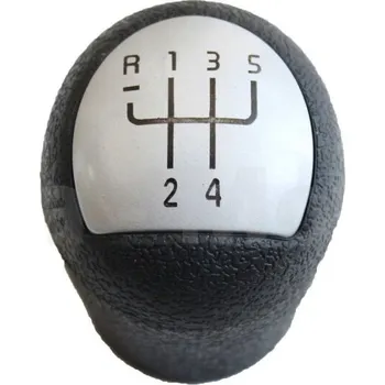 Germany řadící páka Renault Dacia 5st hlavice rukojeť stříbrná